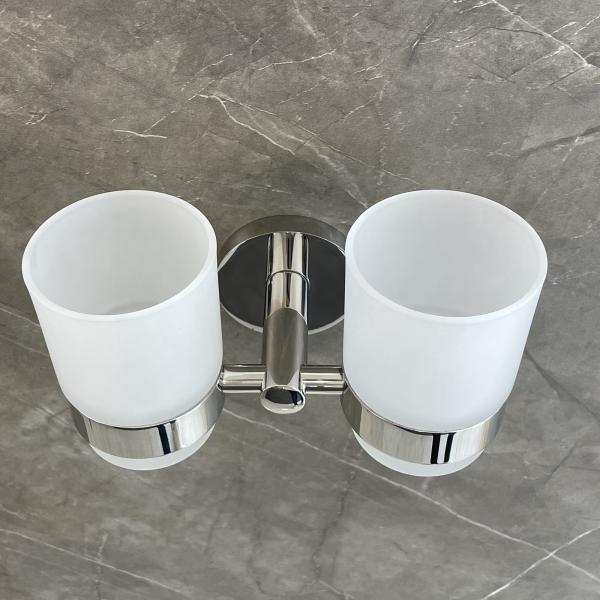 Роскошный отполированный держатель зубной щетки Bathroom никеля держателя Sus304 зубной щетки Chrome