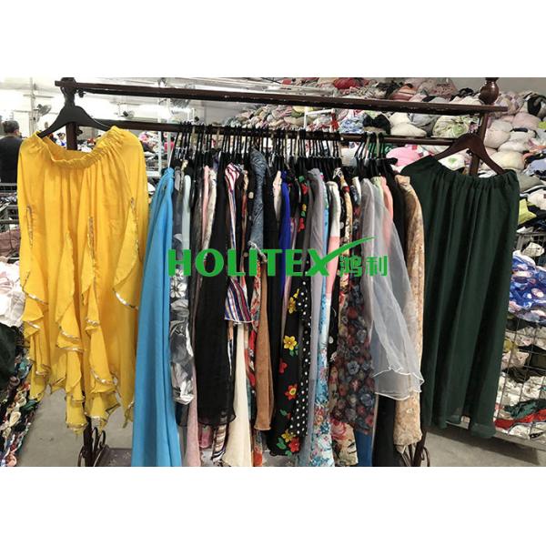 Japanese Style Second Hand Women'S Clothing First Grade Used Lady Silk Skirt
