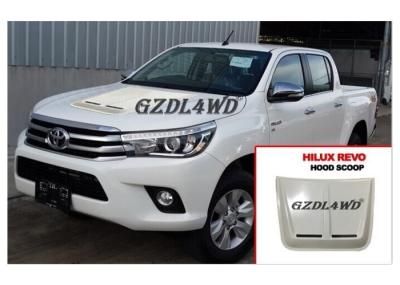 Respiradouro de ar liso branco da tampa da colher da capa do carro da capota para Toyota Hilux Revo