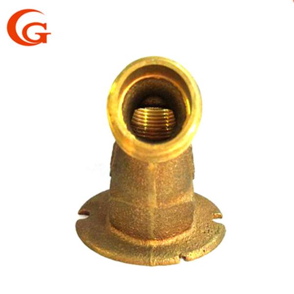 Corpo de válvula do torneira do jardim do CNC, 3/4 conector do babador da mangueira do OEM