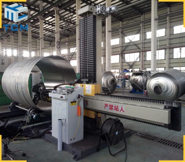 Inox Tank Polishing Machine Cylindrical Tank Shell  Inner Surface Metal Polish Grinder