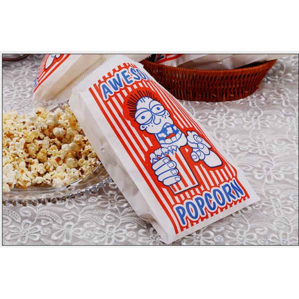 Подгонянные сумки закуски попкорна, Биодеградабле бумажная сумка обломока попкорна