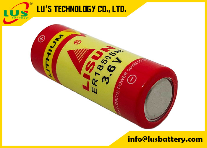 Спиральный тип основная батарея ER18505M UHR-ER18505 батареи лития 3.6V 3600mAh Li SOCl2