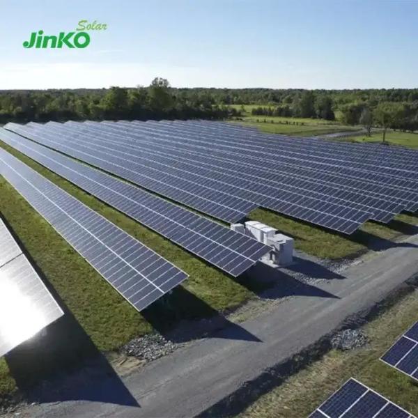 Painel de vidro solar Jinko 570-590 Watt Monocristalino tipo N para uso solar residencial