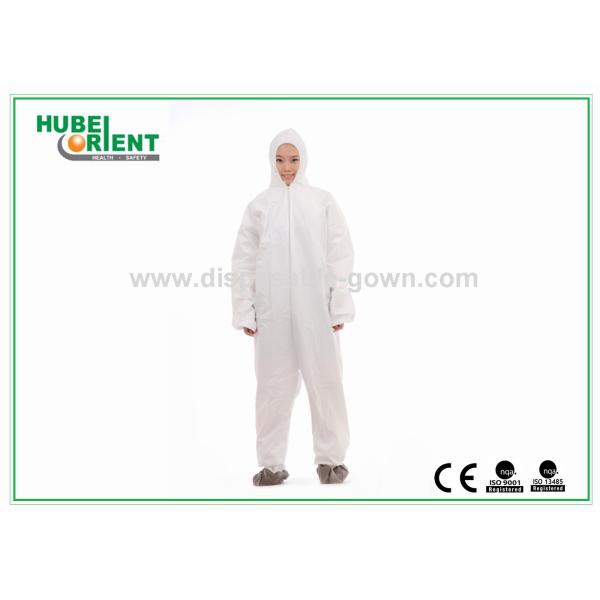 Polypropylene SMS Microporous Disposable Protective Coveralls