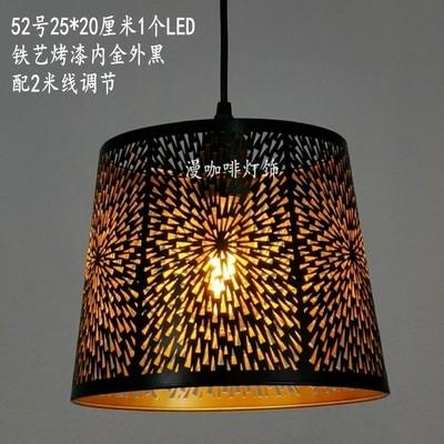 Southeast Asian Retro Vintage Hand Carved Pendant Lights for Living Room Lampshade Pendant light(WH-DC-46)