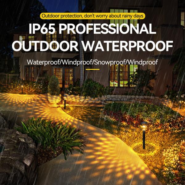 ABS IP55 Solar Pathway Lights 80 Lumens Outdoor Waterproof Solar Lights