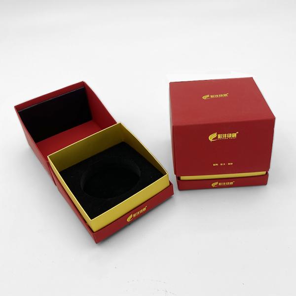 Размер на заказ Приемлемая коробка для ювелирных изделий для упаковки Кольцо Кольцо Ожерелье Браслет