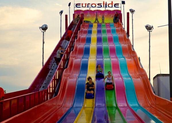 Hotels Big Water Slides / Fiberglass Pool Slide For Outdoor Water Parks