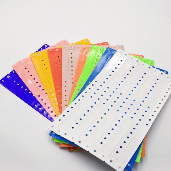 Customized Logo Professional PVC Disposable Entertainment Admission Tickets Waterproof Bracelet Identification Wristbands