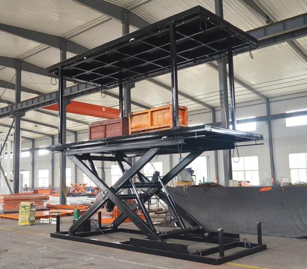 CE Certified Double Deck Scissors Car Lift for Home Garage Parking with Easy Operation