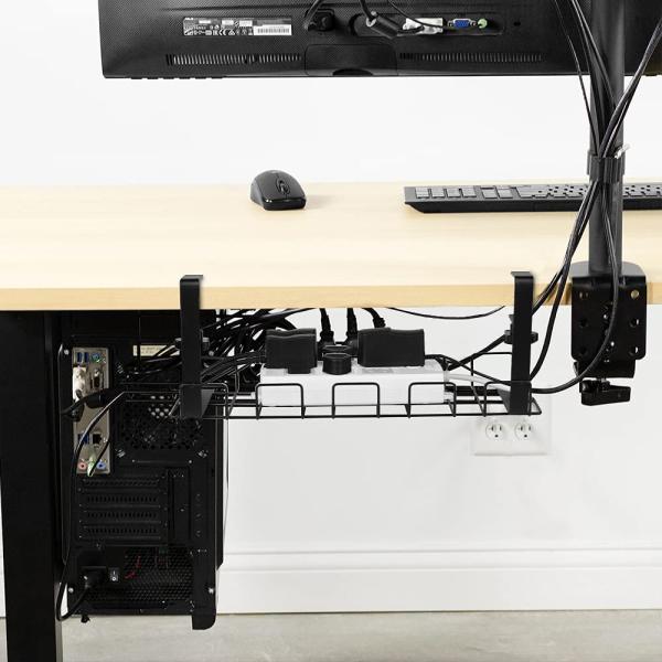 Удаляемый трей для управления кабелями для домашнего офиса