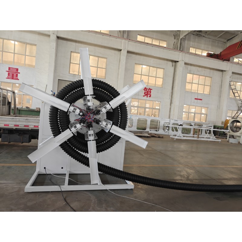 High Quality Double Wall Corrugated Pipe Extrusion Line Computerized Helical Gear Mechanism for Pipe Production Workflow