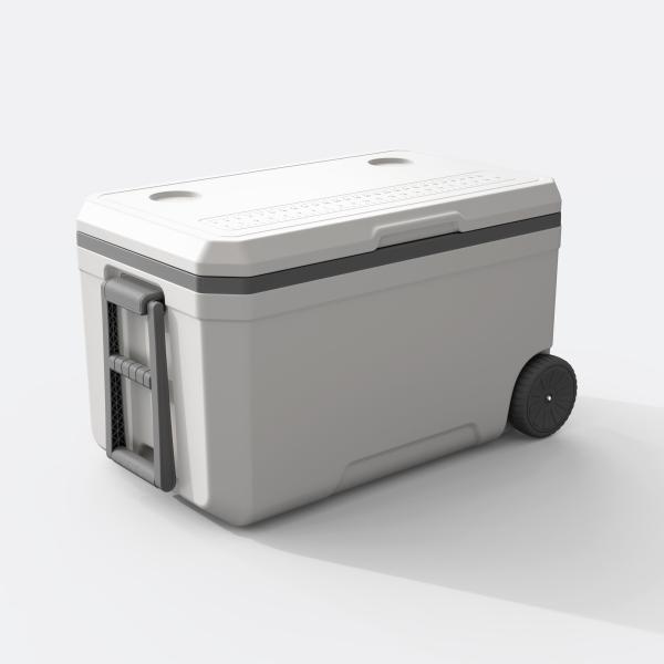Phefon Wheels Ice Cooler Box 70L Capacity Insulated Cooler Box CE And ISO Certified