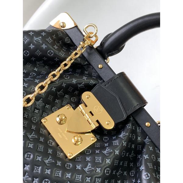 Sac d'embrayage personnalisé de monogramme de cuir de vachette Louis Vuitton M45571