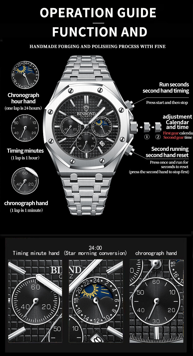 Stylish Traditional Corporate Timepiece Incorporating Sleek Silver Finish and Easy to Read Markers Enhancing Office Attire