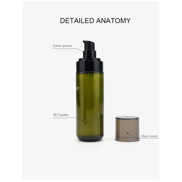 30ml 180ml Plastic Lotion Bottle Set Cream Toner Jar Multi Purpose