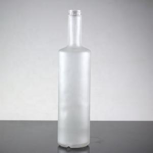 Garrafa de vodka de vidro industrial congelado de 750 ml para fabricação e