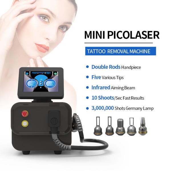 Mini Q Switched Laser Tattoo Removal Equipment Smart Design 6 Laser Bar