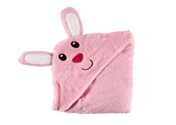 100% Cotton Customized Baby Boy Blankets , Blue Color Luxury Newborn Baby Blanket