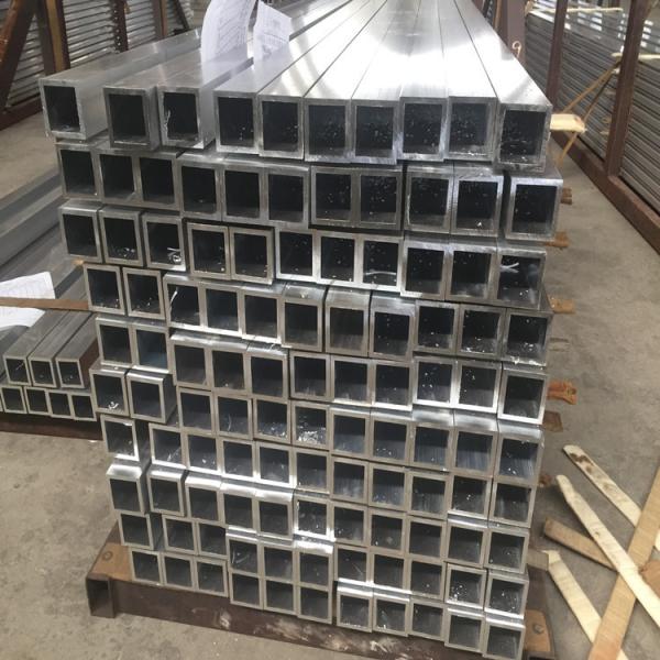 Powder Coated 20X20 Hollow Aluminum Square Tube For Building Decoration
