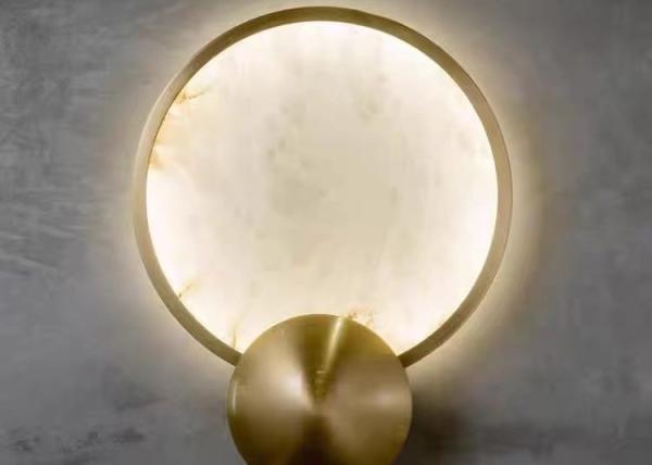Northern Marble wall lamp corridor living room bedroom study background decorative wall lamp