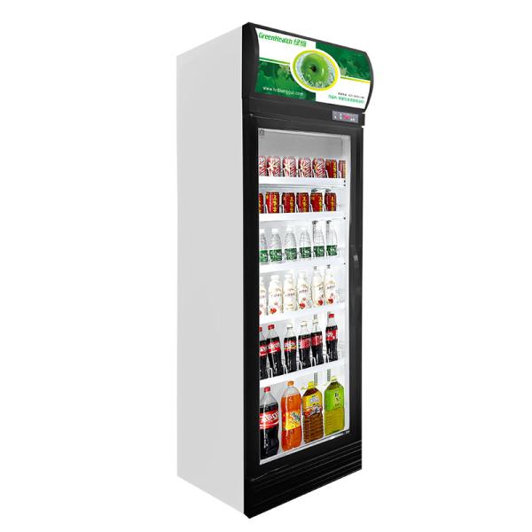 Congelador de vidro de fecho automático 1280*695*2120 milímetro da porta baixo - consumo de energia