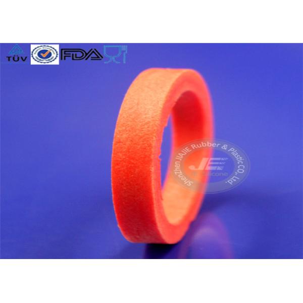 Heat Stabile Molded Silicone Parts , Reusable Silicone O Ring Gasket