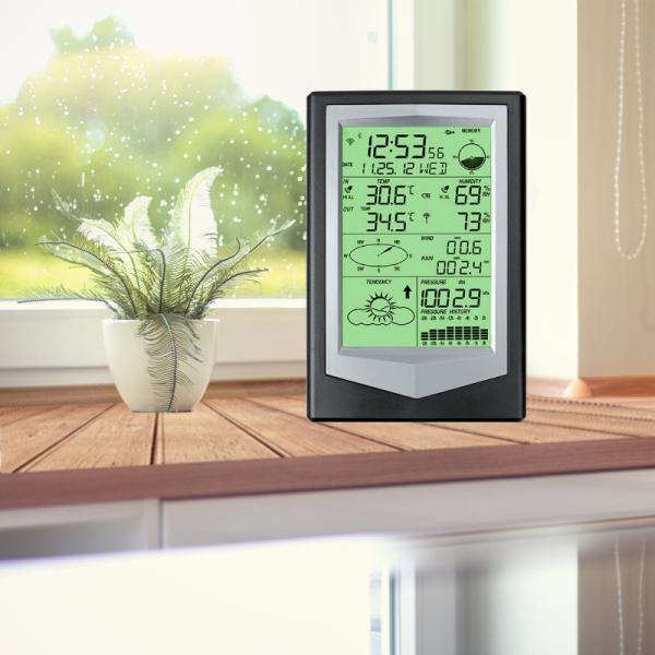 Wind Direction And Speed Outdoor Solar Wifi Weather Station For Wind Speed Range 0-50m/S