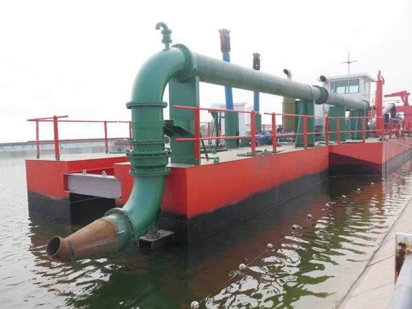 60 Cbm/h To 1500 Cbm/h Solid Sand Mining Dredge For Sand Dredging And 450mm Discharge Pipe Diameter With Cutter Head