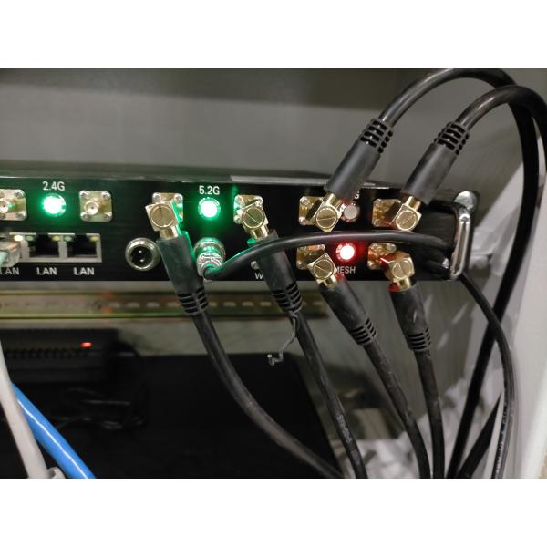 LKAV3307 Военная беспроводная связь 1U Rack Mount 4W MIMO FHSS Наружное радио IP MESH