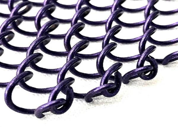 1.0mm Metal Coil Drapery Hanging Aluminum For Architects And Interior In Golden