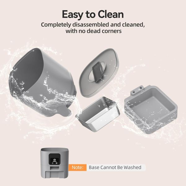 Large Capacity Pet Dispenser App Remote Timed Feeding Privacy Protection