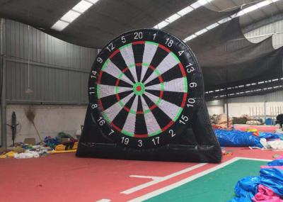 Safety Inflatable Soccer Dart Board With Balls / Inflatable Football Target