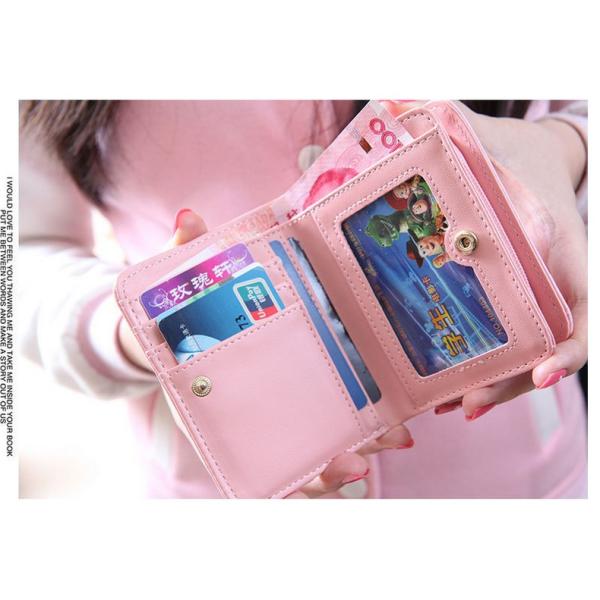 2016 new Korean bow kitty purse small pendant short wallet cute girls zipper
