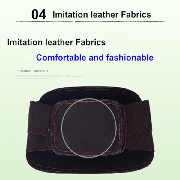 Alivio de cuero de la correa de la ayuda de la parte posterior lumbar de las placas de acero el dolor de la cintura