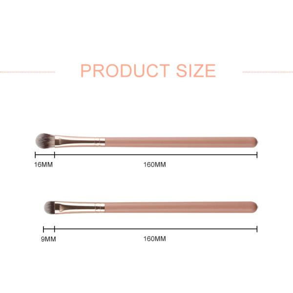 жестокости логотипа набора щетки теней для век 5pcs ручка частной свободная классическая розовая деревянная
