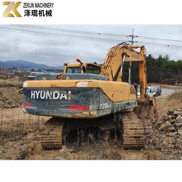 Hyundai 220-9S R220 Second-Hand Excavator with Hydraulic Valve