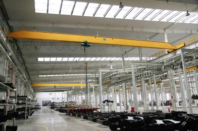 OEM 5 Ton Single Girder Overhead Crane 23-31.5M Span 2 Ton Overhead Hoist