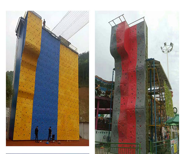 ODM Playground Equipment Rock Climbing Wall , Fiberglass Climbing Wall Panels