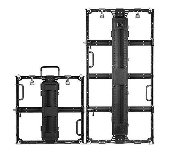 На открытом воздухе полный шкаф дисплея СИД СМД2727 цвета П4.81 облегченный безшовный алюминиевый