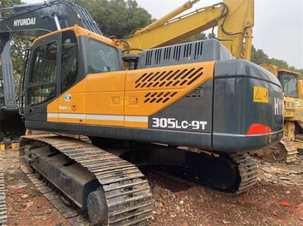 Original Korea R305-9T Hyundai 30 Ton Excavator Used Digger  169KW