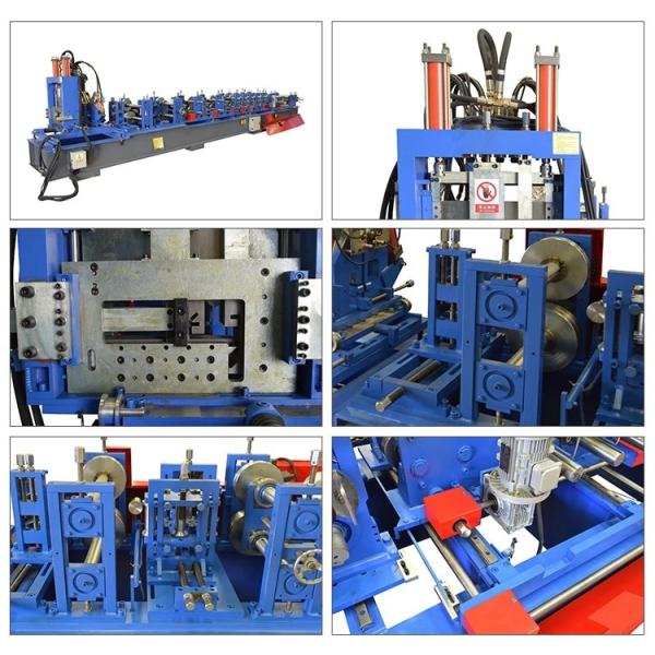Easy Change CZ Steel  Purlin Profile Making Cold Roll Forming Machine
