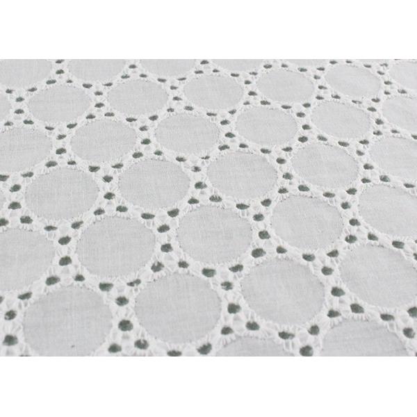 ткани шнурка отверстии хлопка 130КМ ткань платья дизайна шнурка круга белой Опенворк