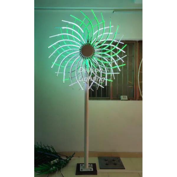 Flower Shaped Led Christmas Firework Lights Outdoor Landscape Decorations