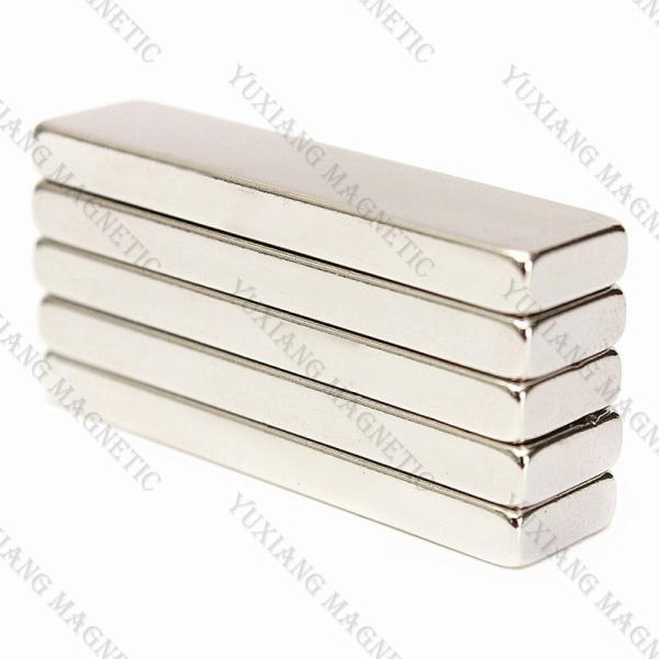 Long Ndfeb Permanent Magnet , N33SH Rare Earth Magnets With 3M Adhesive Tape