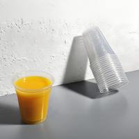 Transparent Disposable Plastic Cups Disposable Custom logo clear Pet Plastic Cup for Drink