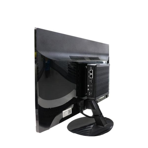 Nano-N5 Plus Industrial Mini PC with Quad Core J3710, Fanless Design, and Compact 134x126x38.5mm Size