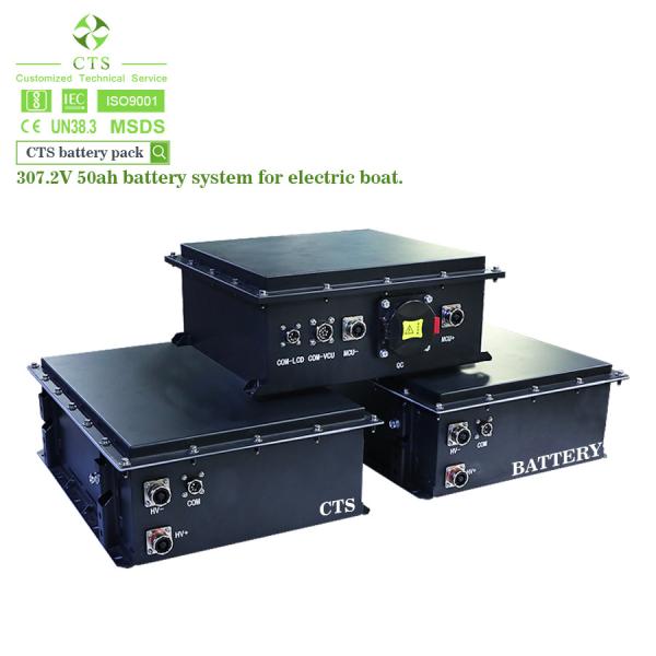 Chinese battery pack factory 72V 144V 300V lithium ion lifepo4 battery pack for ev boat with cooling system