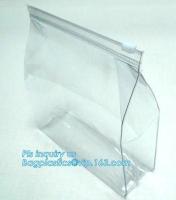 les sacs promotionnels réutilisables de tirette de glisseur de LDPE de plastique, le fond métallisé de film ont chargé la finition de lustre d'emballage de tirette de glisseur